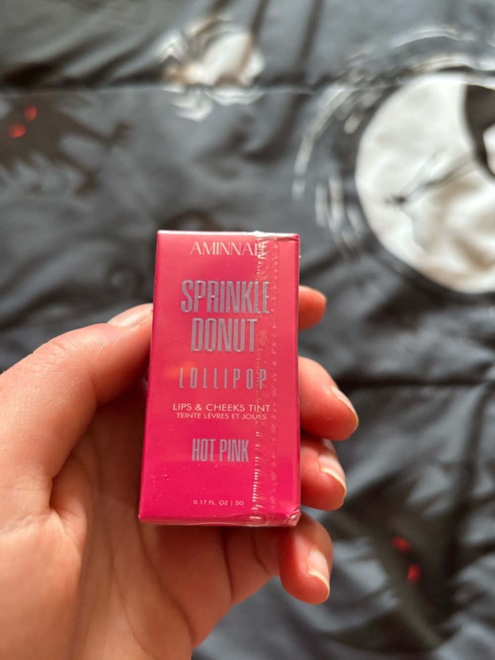 Aminna Sprinkle Donut Lollipop Lips & Cheeks Tint - Hot Pink